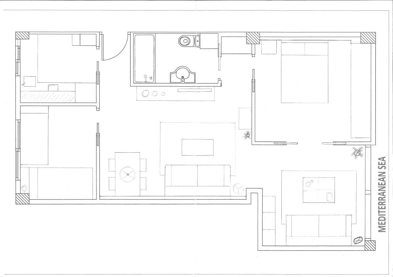 Apartamento Frente Al Mar Малага Номер фото